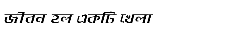 Preview of DhakarchithiMJ Italic