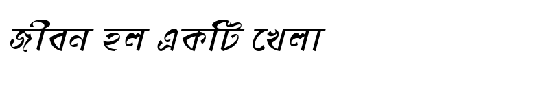 Preview of DhonooMJ Italic