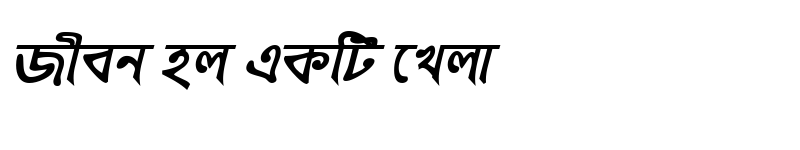 Preview of KalegongaMJ Bold Italic