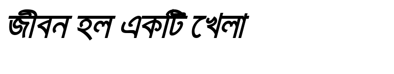 Preview of KarnaphuliMJ Bold Italic